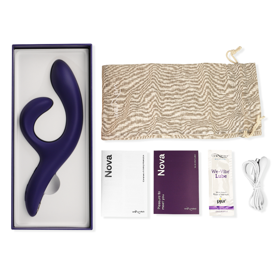 WE-VIBE - NOVA 3 KONIJNENVIBRATOR MIDDERNACHTBLAUW