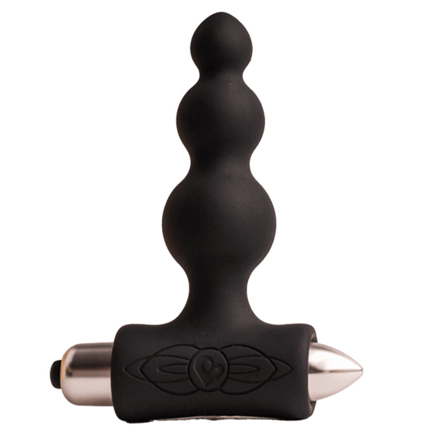 ROCKS-OFF - PETITE SENSATIONS BUBBLES ANAL PLUG VIBRATOR ZWART