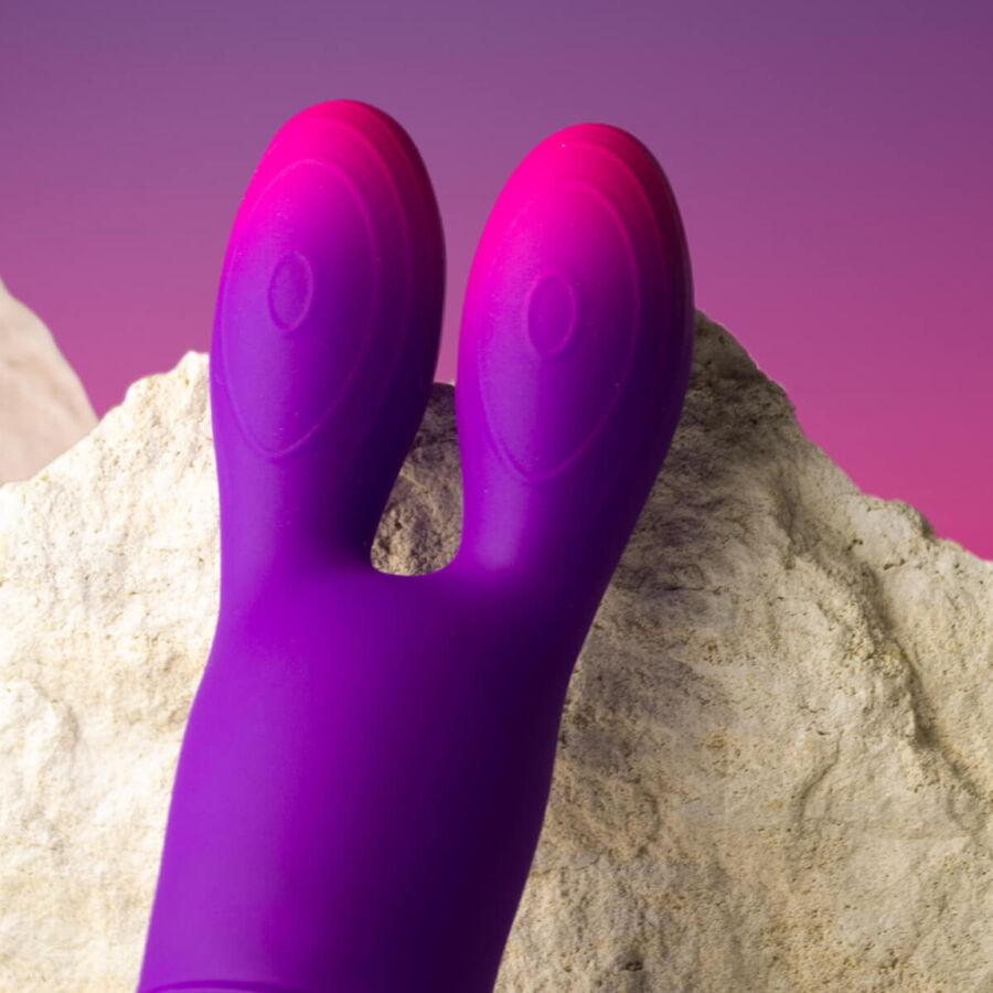 ROCKS-OFF - GLO-GIRL BUNNY PAARSE FLEXIBELE VIBRATOR
