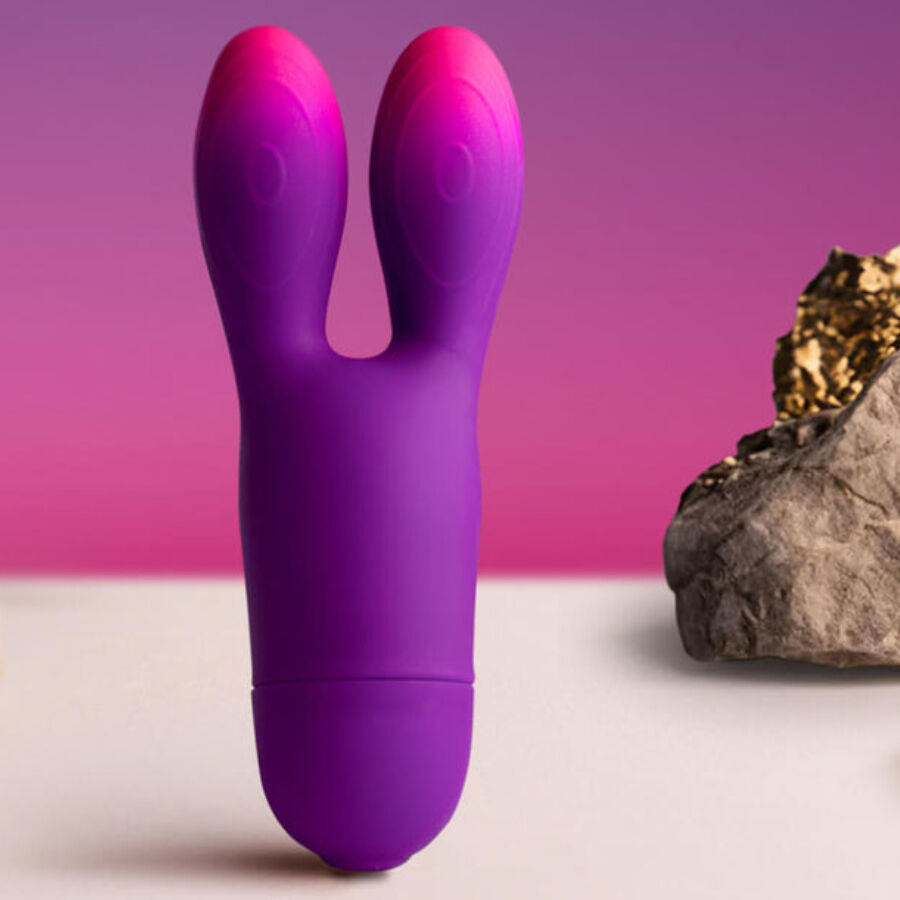 ROCKS-OFF - GLO-GIRL BUNNY PAARSE FLEXIBELE VIBRATOR
