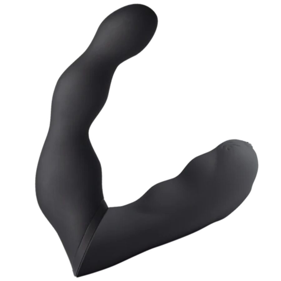 ROCKS-OFF - ZWARTE PROSTAAT- EN ANALE VIBRATORADAPTER