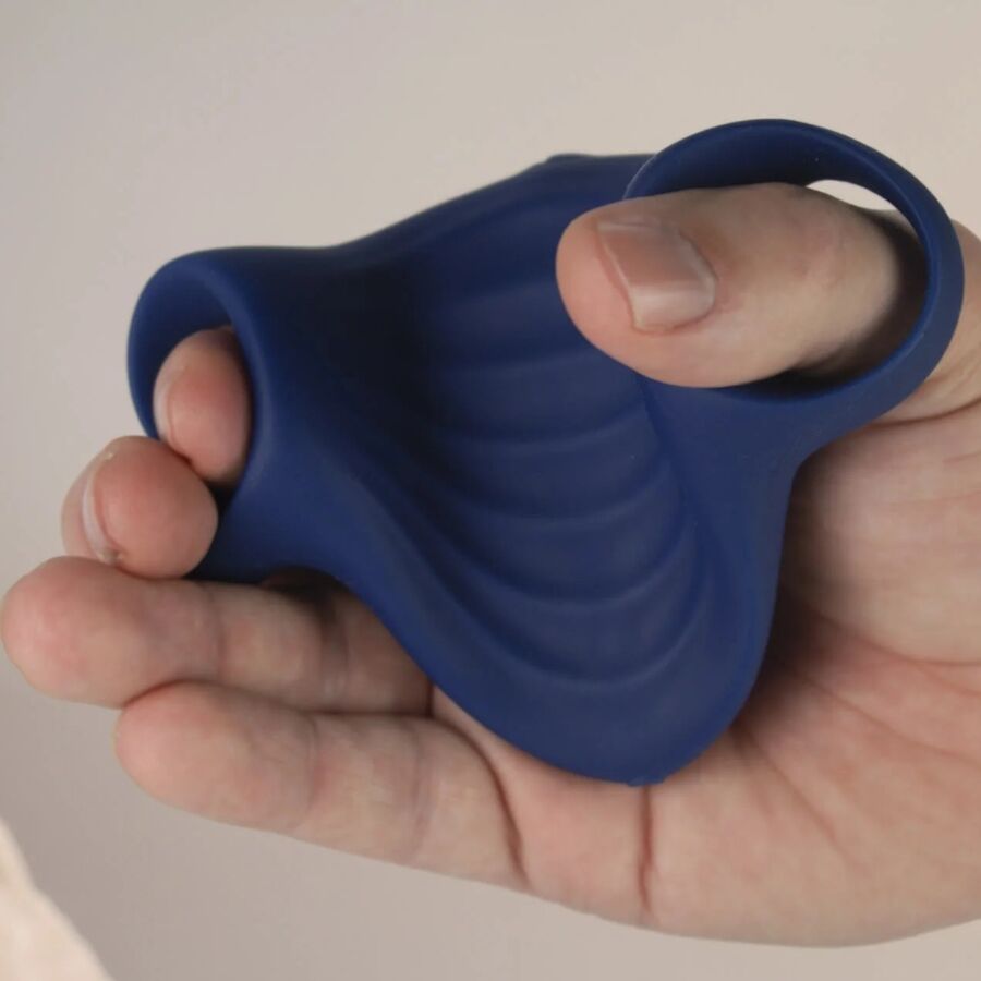 ROCKS-OFF - PALMBLAUWE FLEXIBELE VIBRATOR MASTURBATOR
