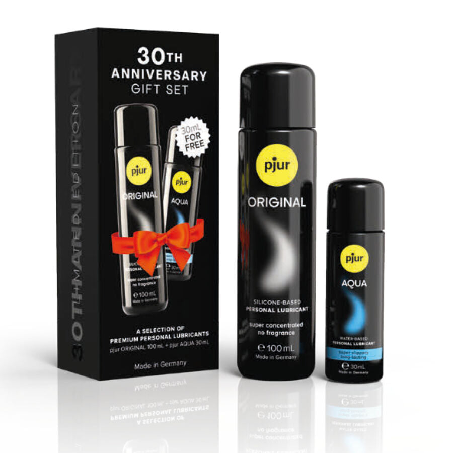 PJUR - SET 30-JARIG JUBILEUM PJUR ORIGINEEL 100 ML + PJUR AQUA 30 ML ALS CADEAU
