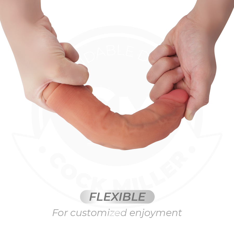 COCK MILLER - HYPERREALISTISCHE TRILLENDE DILDO MET AFSTANDSBEDIENING 19,5 CM
