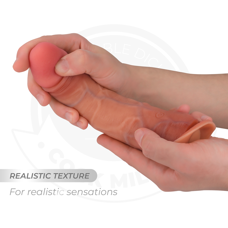 COCK MILLER - HYPERREALISTISCHE DILDO MET ZUIGNAP EN STOOT MET AFSTANDSBEDIENING 19,5 CM