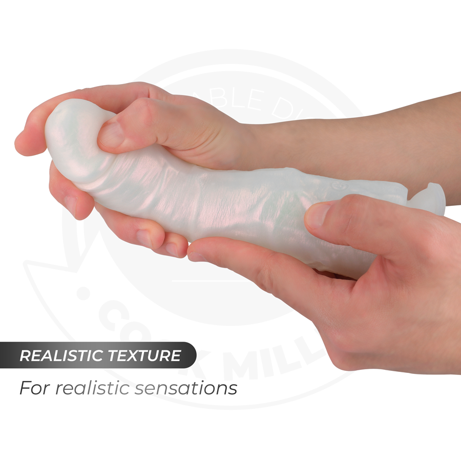 COCK MILLER - 19,5 CM SILICONEN DILDO, LICHTEN EN VIBRATIE MET AFSTANDSBEDIENING