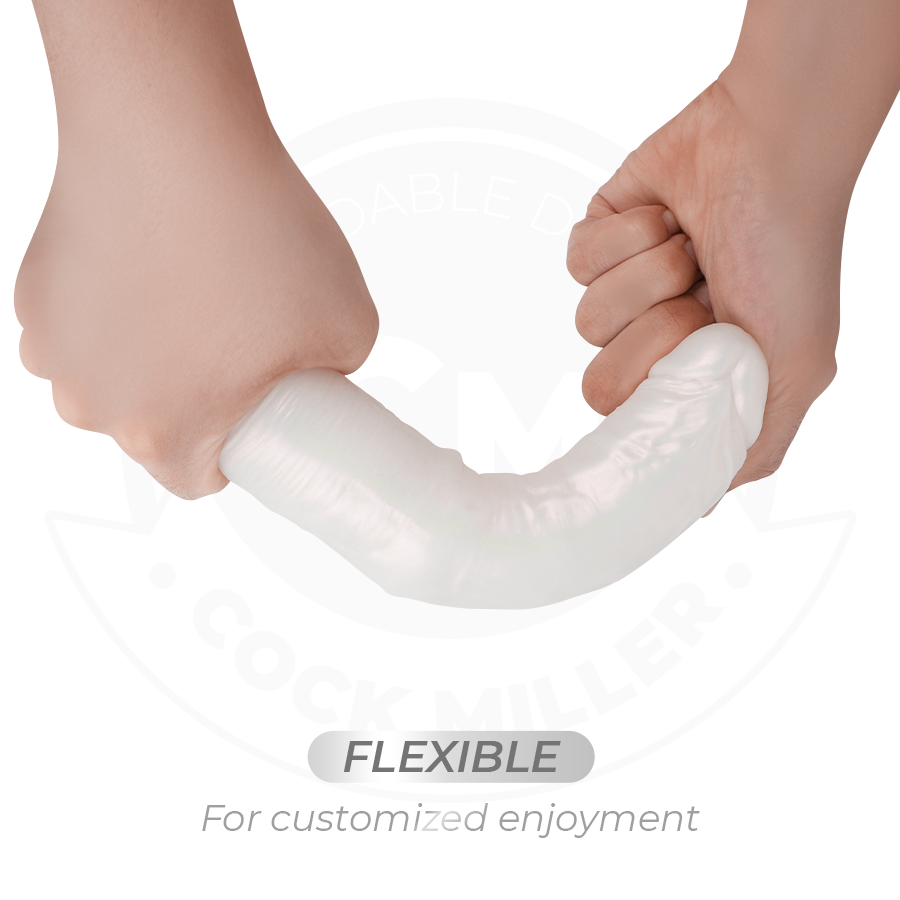 COCK MILLER - 19,5 CM SILICONEN DILDO, LICHTEN EN VIBRATIE MET AFSTANDSBEDIENING