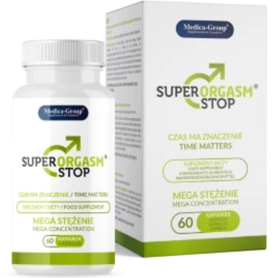Super Orgasm Stop – Natuurlijke capsules voor ejaculatiecontrole en meer seksuele uithoudingsvermogen