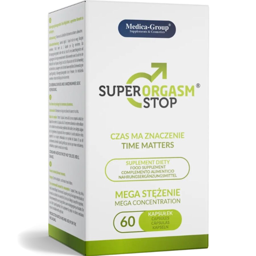 Super Orgasm Stop – Natuurlijke capsules voor ejaculatiecontrole en meer seksuele uithoudingsvermogen