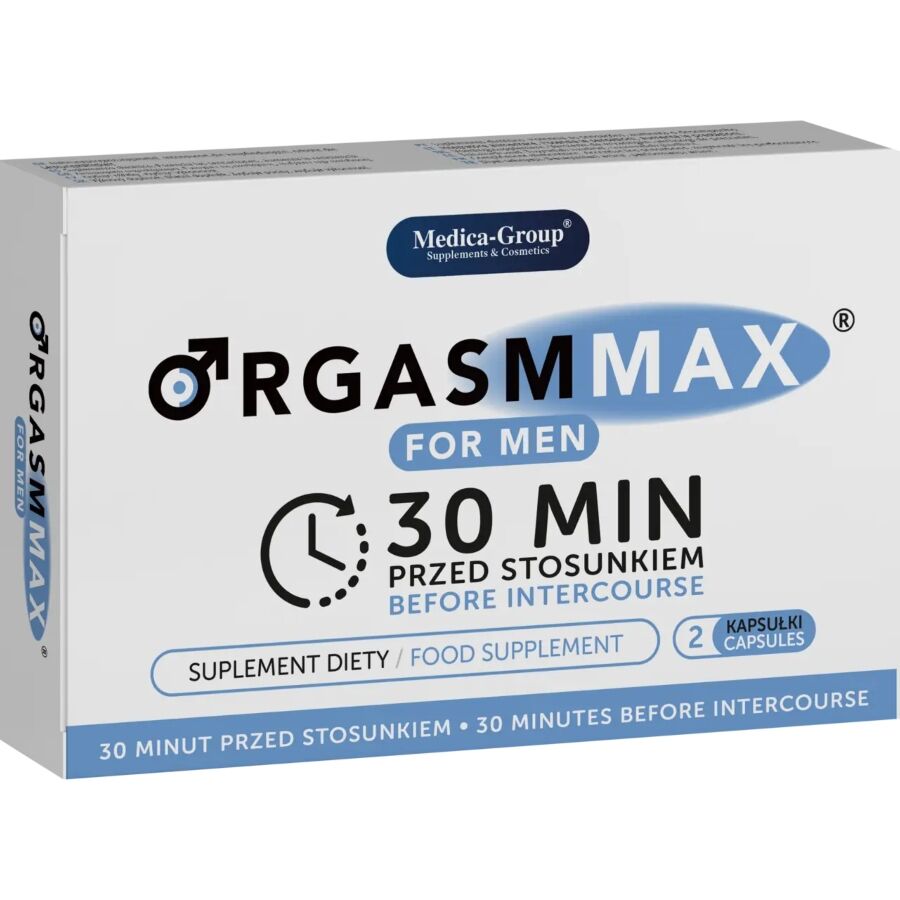 Orgasm Max voor mannen – Natuurlijk voedingssupplement ter verbetering van vitaliteit en mannelijke seksuele prestaties