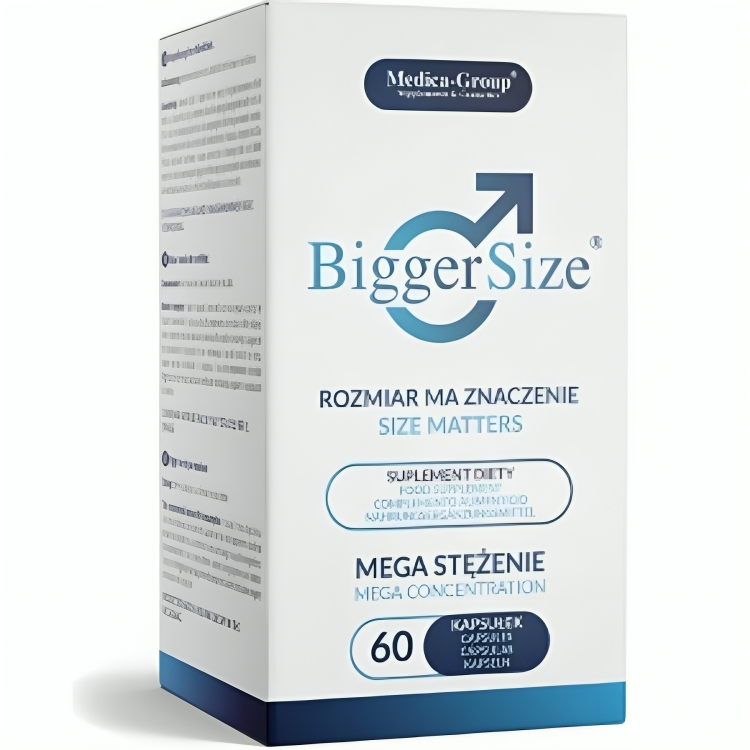 BiggerSize – Natuurlijk voedingssupplement ter bevordering van mannelijke vitaliteit en energie