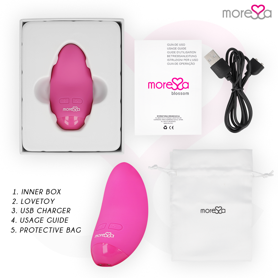 MORESSA - BLOSSOM PINK PERSOONLIJKE MASSAGER