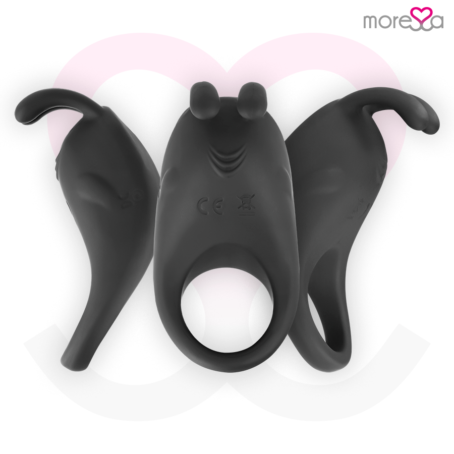 MORESSA - BRAD PREMIUM SILICONE OPLAADBAAR ZWART