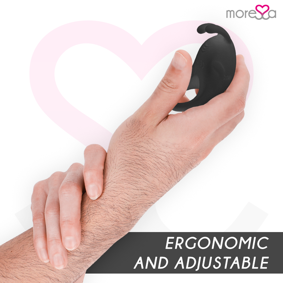 MORESSA - BRAD PREMIUM SILICONE OPLAADBAAR ZWART
