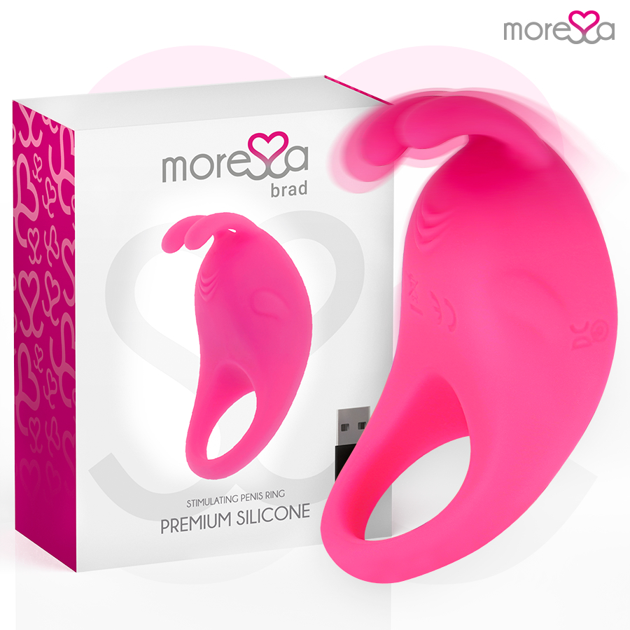 MORESSA - BRAD PREMIUM SILICONE OPLAADBARE ROZE