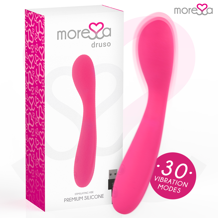 MORESSA - DRUSO GY POINT DUO MASSAGER PELVIC SERUM PREMIUM OPLAADBARE SILICONEN