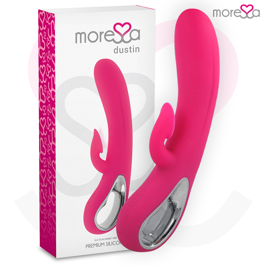 MORESSA - DUSTIN CLITORALE STIMULERENDE GOLVEN EN KRACHTIGE VIBRATIE PREMIUM OPLAADBARE SILICONEN