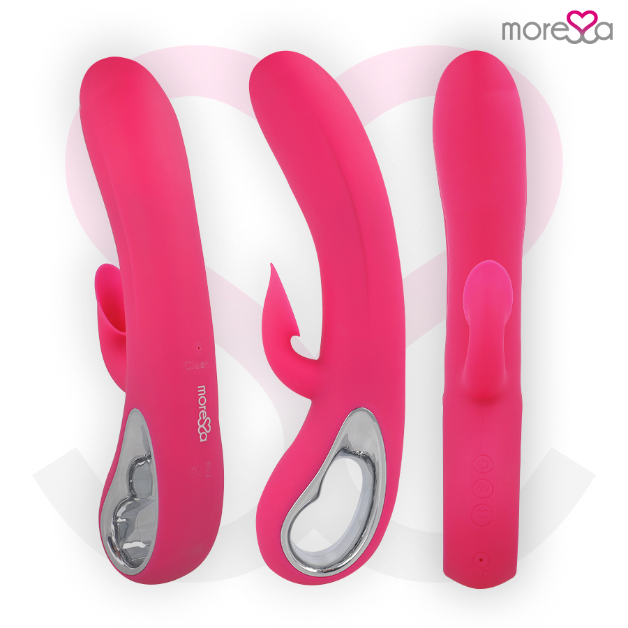 MORESSA - DUSTIN CLITORALE STIMULERENDE GOLVEN EN KRACHTIGE VIBRATIE PREMIUM OPLAADBARE SILICONEN