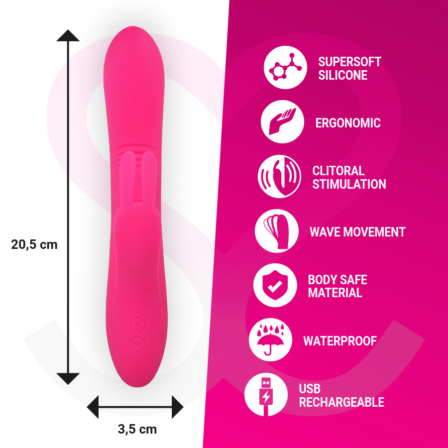 MORESSA - ETHAN WAVE EFFECT KRACHTIGER VIBRATIE PREMIUM SILICONEN OPLAADBAAR