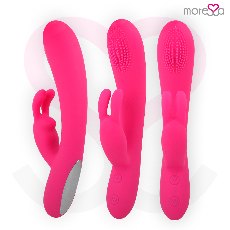 MORESSA - GINO TICKLING VAGINAL PREMIUM SILICONE OPLAADBAAR
