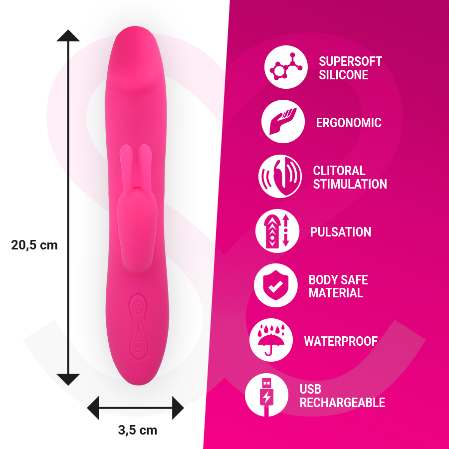 MORESSA - MOLLY UP&amp;DOWN BOOSTER EN KRACHTIGE VIBRATIE PREMIUM OPLAADBARE SILICONEN