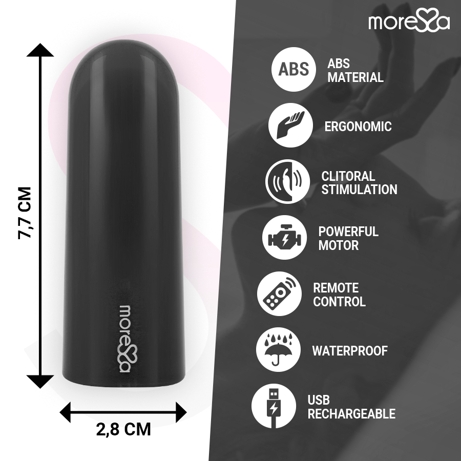 MORESSA - NIX Krachtige Multi-Game Vibrator Afstandsbediening Zwart