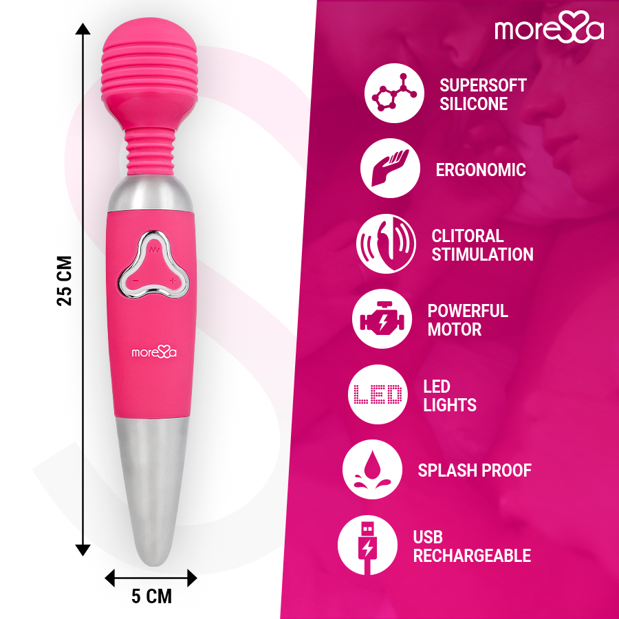 MORESSA - ODILON STOFZUIGER KRACHTIGE MOTOR PLUS TWEE PREMIUM OPLAADBARE SILICONEN KOPPEN