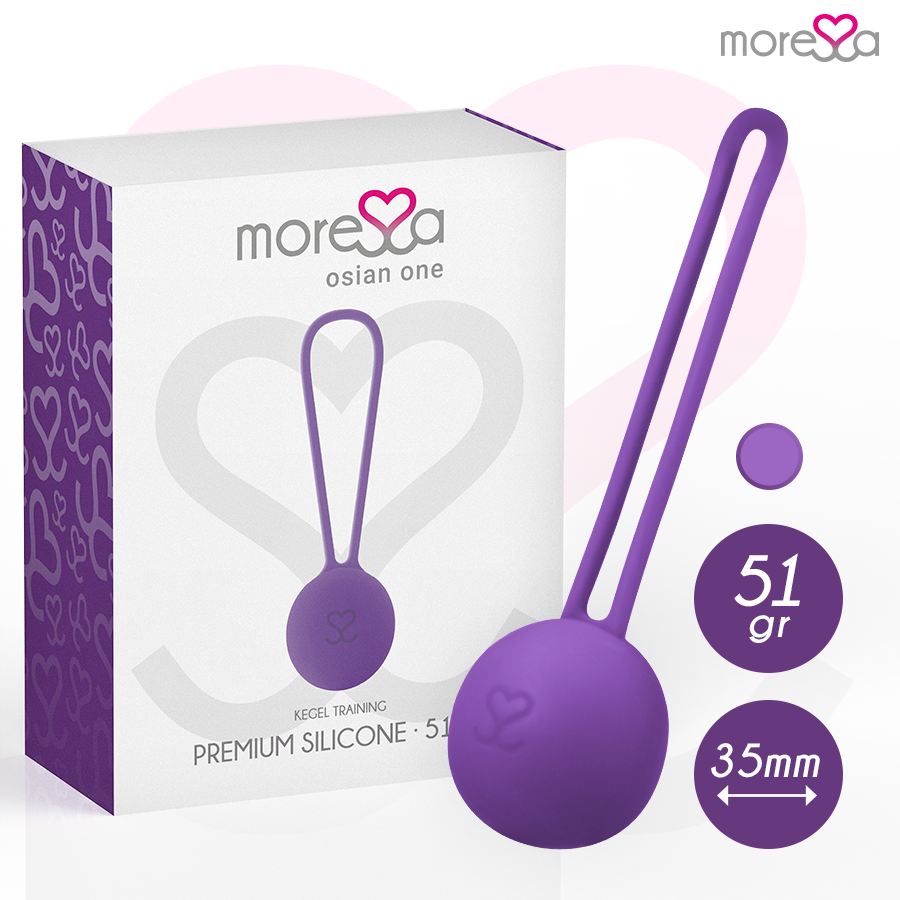 MORESSA - OSIAN ONE BEKKENSVLOERTRAINING 51g PREMIUM SILICONE PAARS