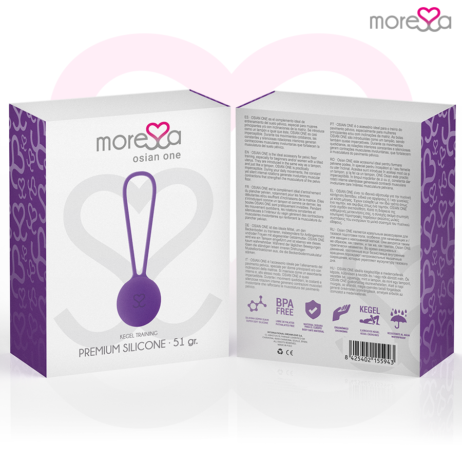 MORESSA - OSIAN ONE BEKKENSVLOERTRAINING 51g PREMIUM SILICONE PAARS