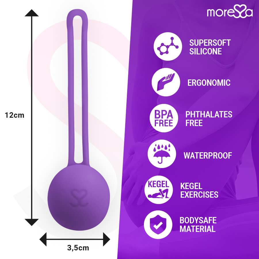 MORESSA - OSIAN ONE BEKKENSVLOERTRAINING 51g PREMIUM SILICONE PAARS