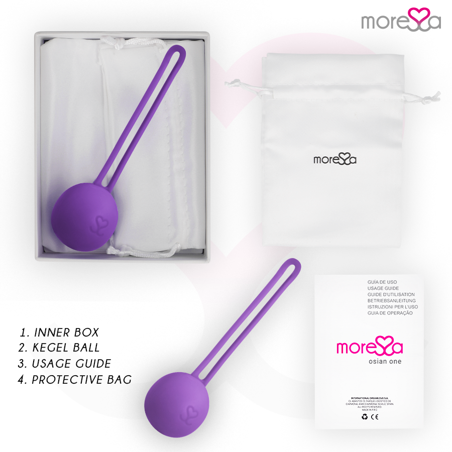 MORESSA - OSIAN ONE BEKKENSVLOERTRAINING 51g PREMIUM SILICONE PAARS
