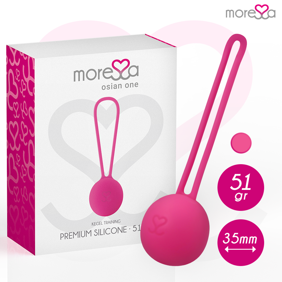 MORESSA - OSIAN ONE BEKKENSVLOERTRAINING 51g PREMIUM ROZE SILICONEN