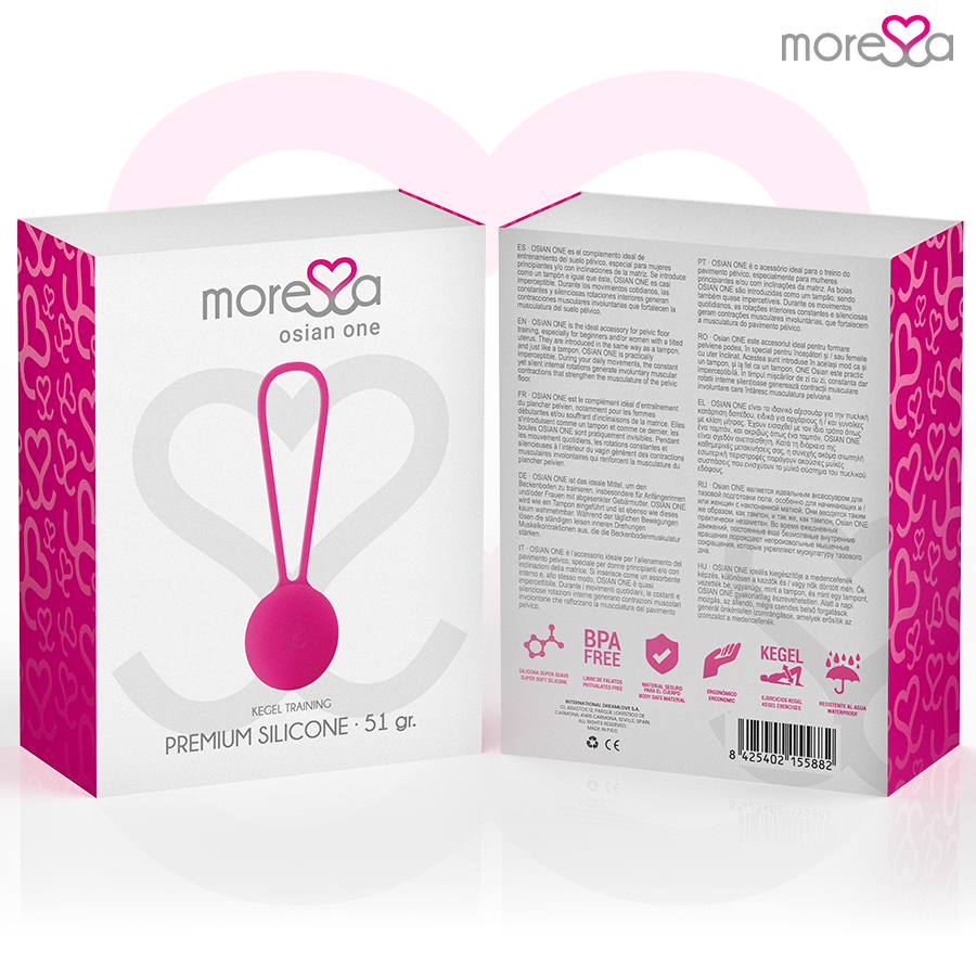 MORESSA - OSIAN ONE BEKKENSVLOERTRAINING 51g PREMIUM ROZE SILICONEN