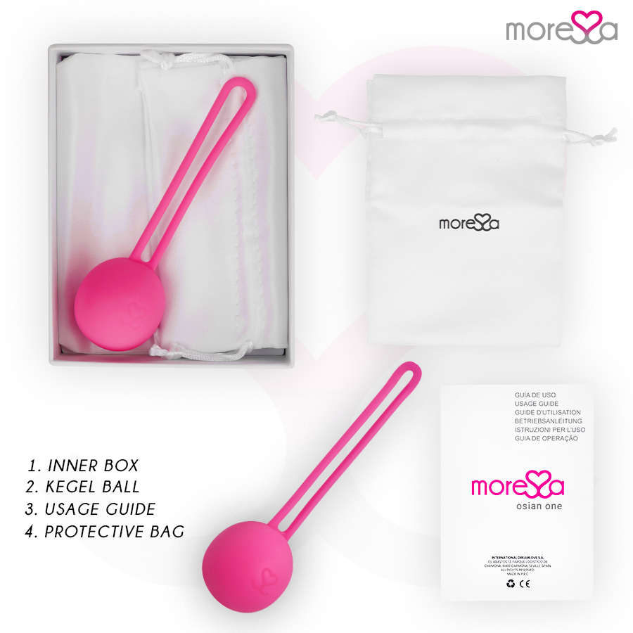 MORESSA - OSIAN ONE BEKKENSVLOERTRAINING 51g PREMIUM ROZE SILICONEN