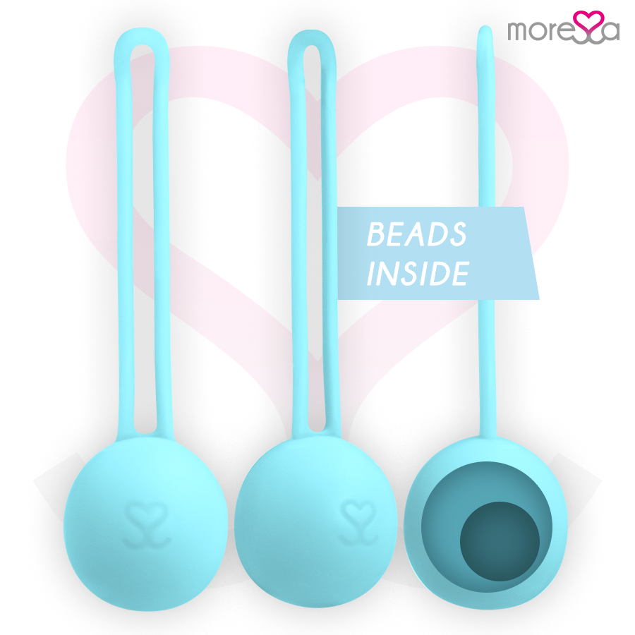 MORESSA - OSIAN ONE BEKKENSVLOERTRAINING 51g PREMIUM SILICONE TURQUOISE