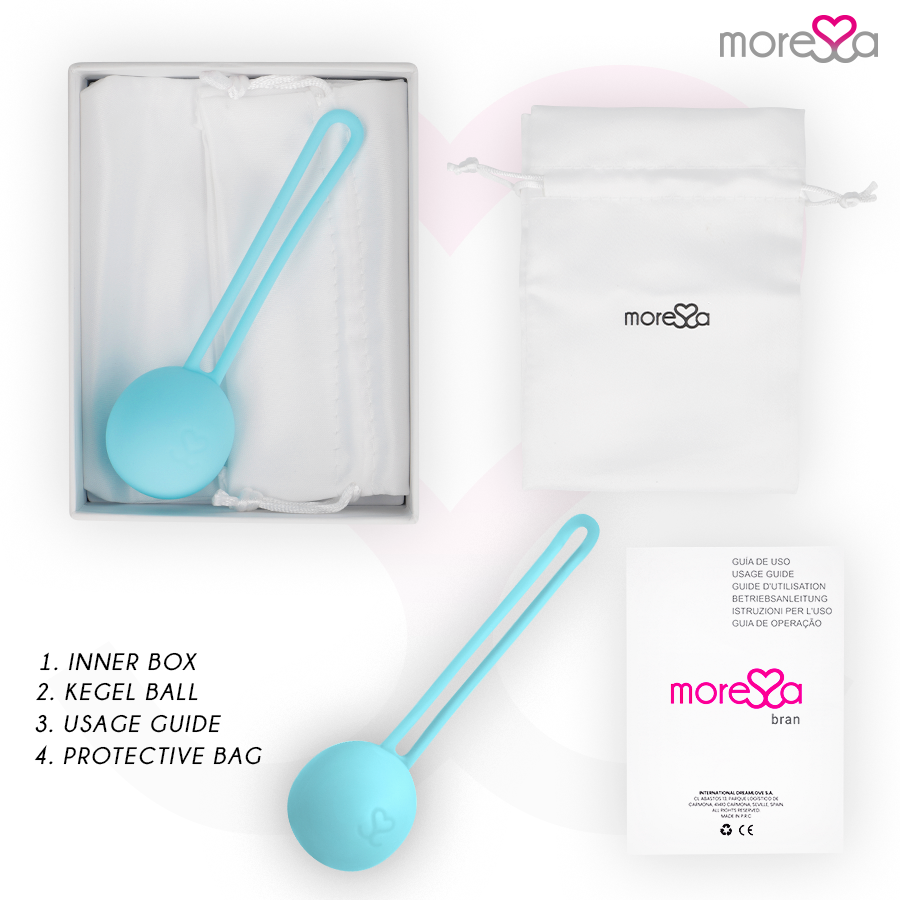 MORESSA - OSIAN ONE BEKKENSVLOERTRAINING 51g PREMIUM SILICONE TURQUOISE