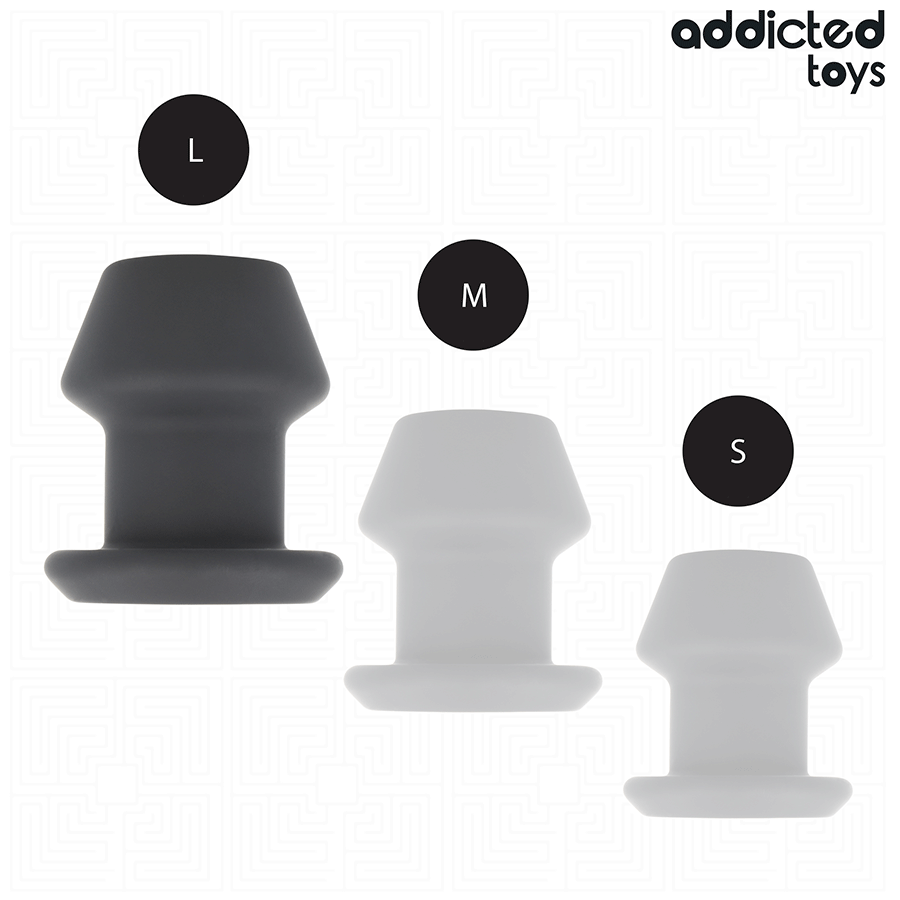 ADDICTED TOYS - EXTREME SILICONEN HOLLE ANAALPLUG MAAT L 10,4 CM
