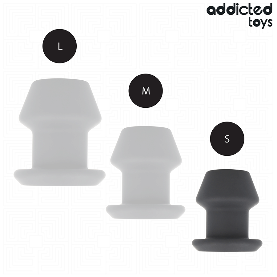 ADDICTED TOYS - EXTREME SILICONEN HOLLE ANAALPLUG MAAT S 7,5 CM