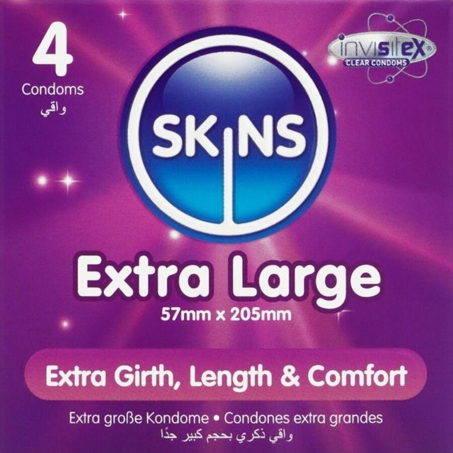SKINS - XL-MAAT PREMIUM CONDOOMS PAK 4