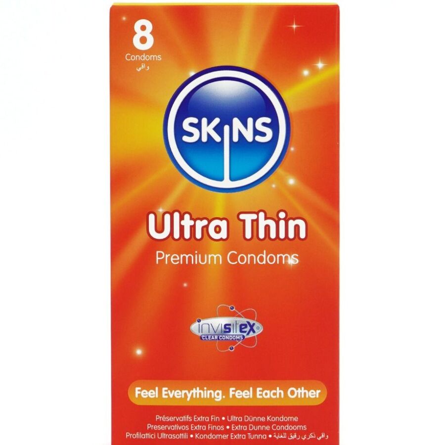 SKINS - ULTRA-DUN PREMIUM CONDOOMS PAK 8