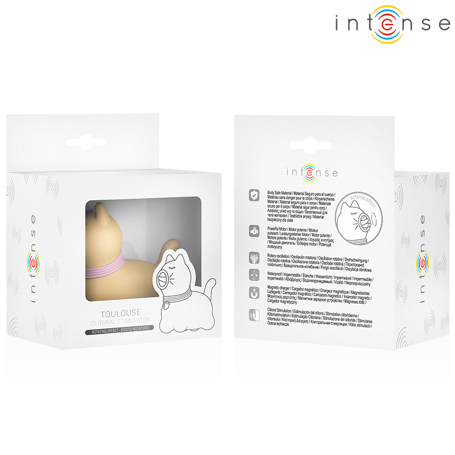 INTENSE - TOULOUSE 360° DRAAIBARE TONGSTIMULATOR GEEL