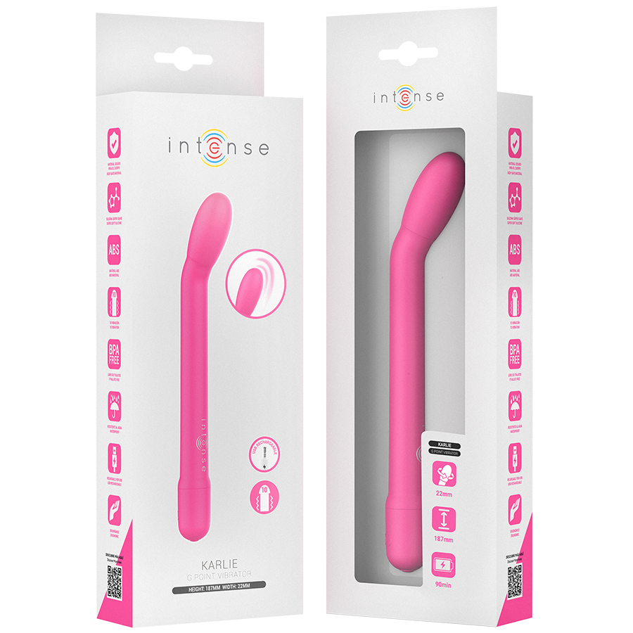 INTENSE - KARLIE OPLAADBARE ROZE G-SPOT STIMULATOR