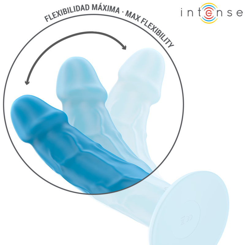 INTENSE - PHOEBE REALISTISCHE VIBRATOR 10 VIBRATIES BLAUWE AFSTANDSBEDIENING