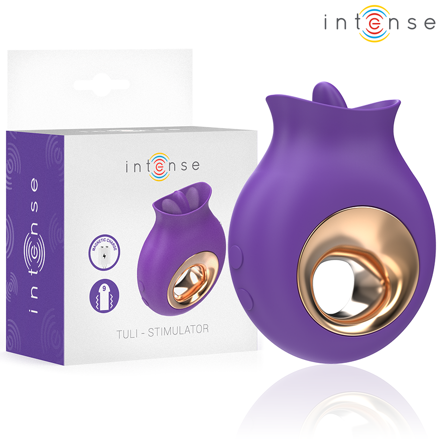 INTENSE - TULI CLITORALE STIMULATOR 9 VIBRATIES &amp; 9 OSCILLATIES PAARS