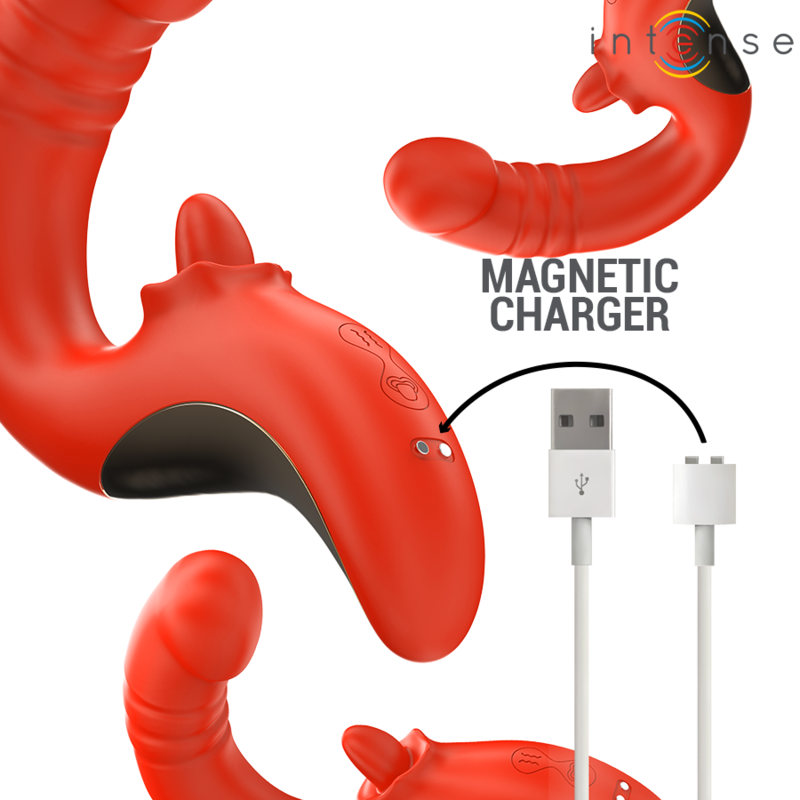 INTENSE - PAULINA U-VORMIGE VIBRATOR &amp; STIMULATOR ROOD