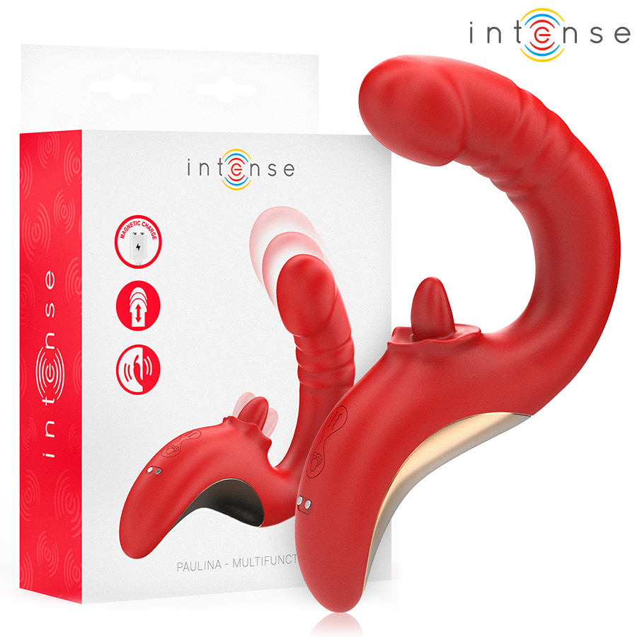 INTENSE - PAULINA U-VORMIGE VIBRATOR &amp; STIMULATOR ROOD