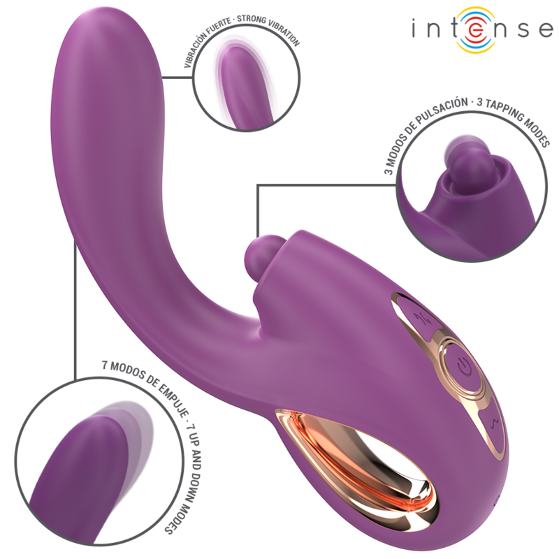 INTENSE - LALI MULTIFUNCTIONELE G-SPOT VIBRATOR STIMULATIE &amp; DUWEN &amp; VIBRATIE PAARS