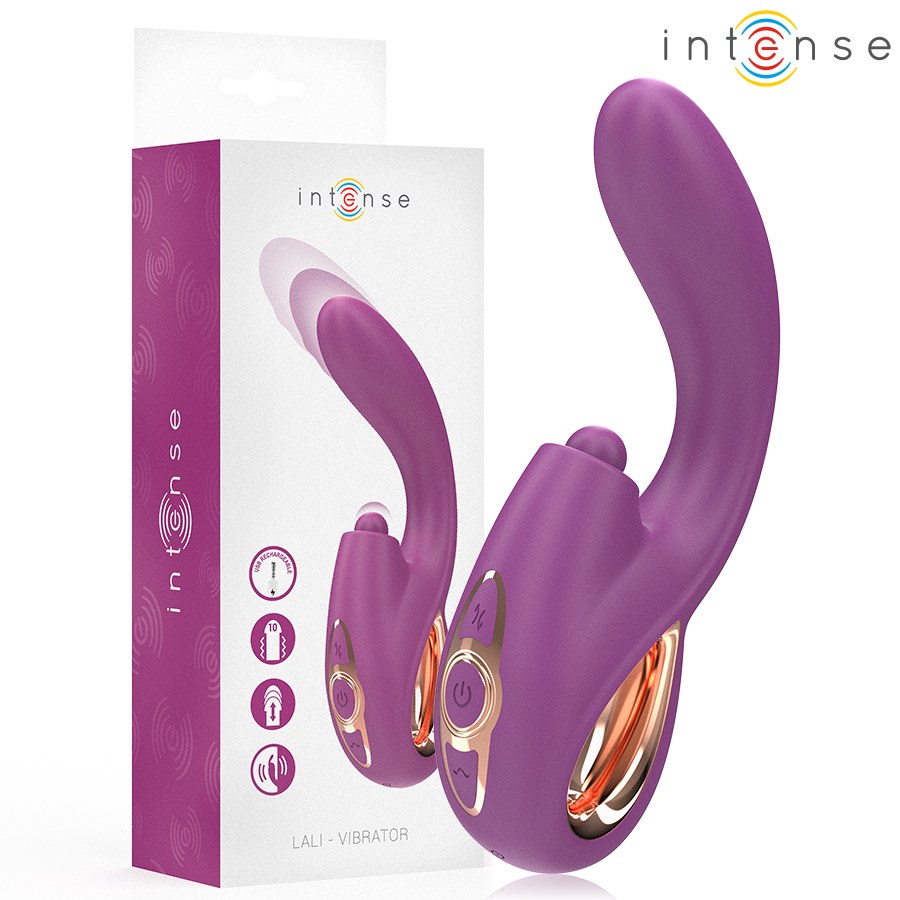 INTENSE - LALI MULTIFUNCTIONELE G-SPOT VIBRATOR STIMULATIE &amp; DUWEN &amp; VIBRATIE PAARS