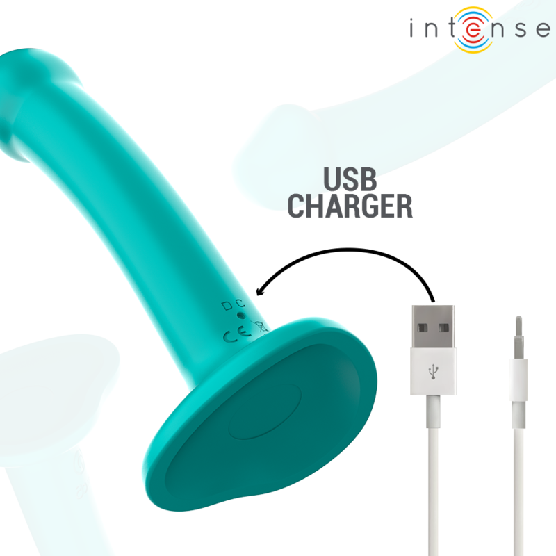 INTENSE - KATIE ZUIGNAP VIBRATOR 10 VIBRATIES DONKERBLAUWE AFSTANDSBEDIENING