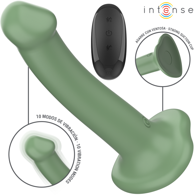 INTENSE - BECCA ZUIGNAP VIBRATOR 10 VIBRATIES GROENE AFSTANDSBEDIENING